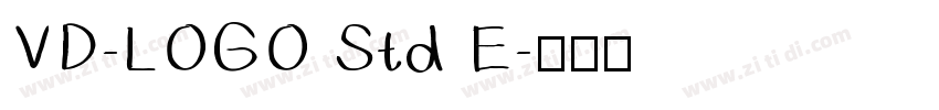 VD-LOGO Std E字体转换